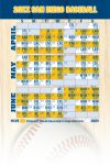 Magnetic Business Card Real Estate Baseball Schedules  |Realtor Tools